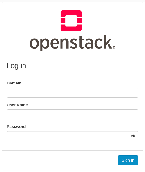 OpenStack Horizon Dashboard