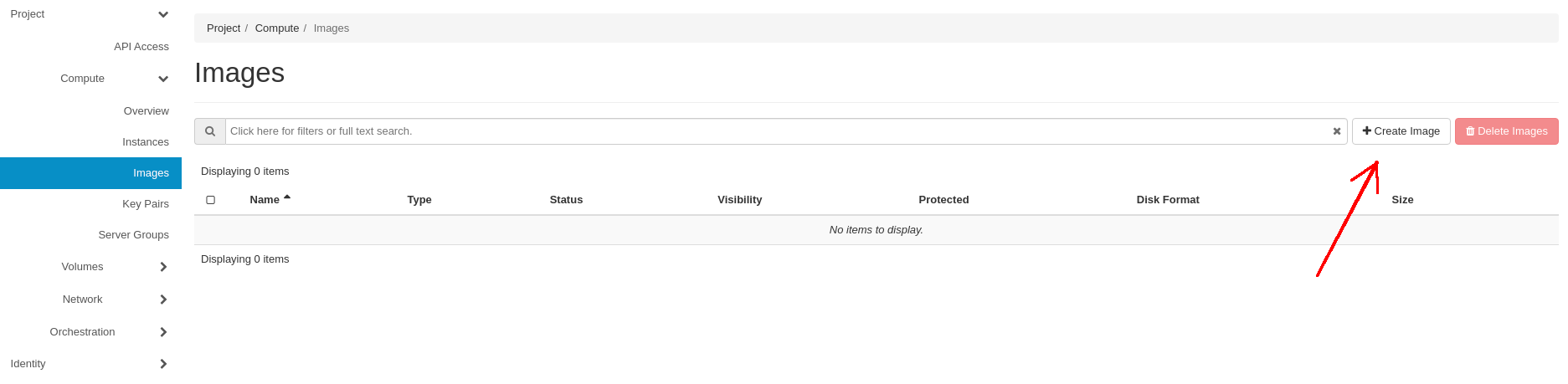 CinderCloud.com OpenStack create image